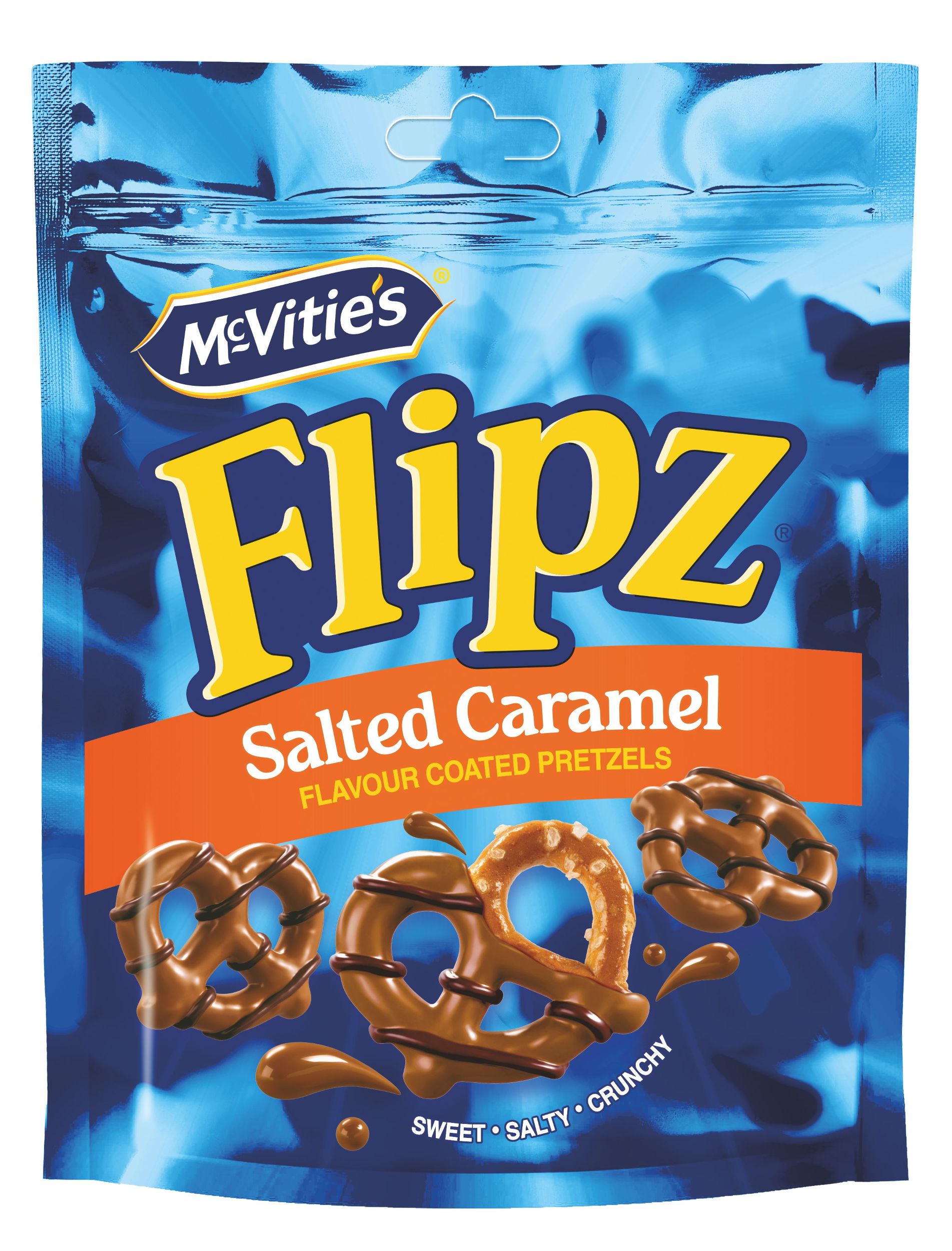 Trvanlivé potraviny - Flipz Preclíky Salted Caramel 70g