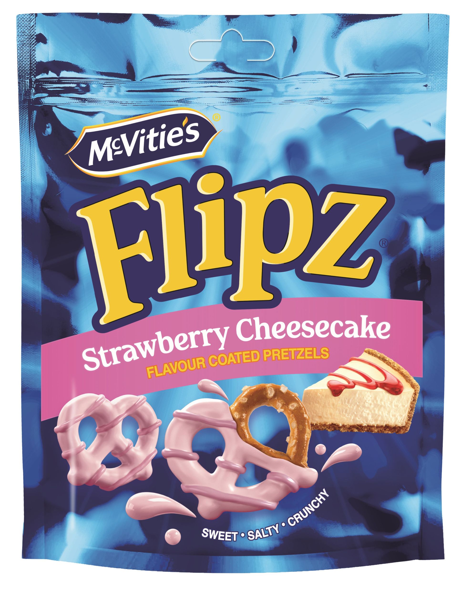 Trvanlivé potraviny - Flipz Preclíky Strawberry Cheesecake 70g