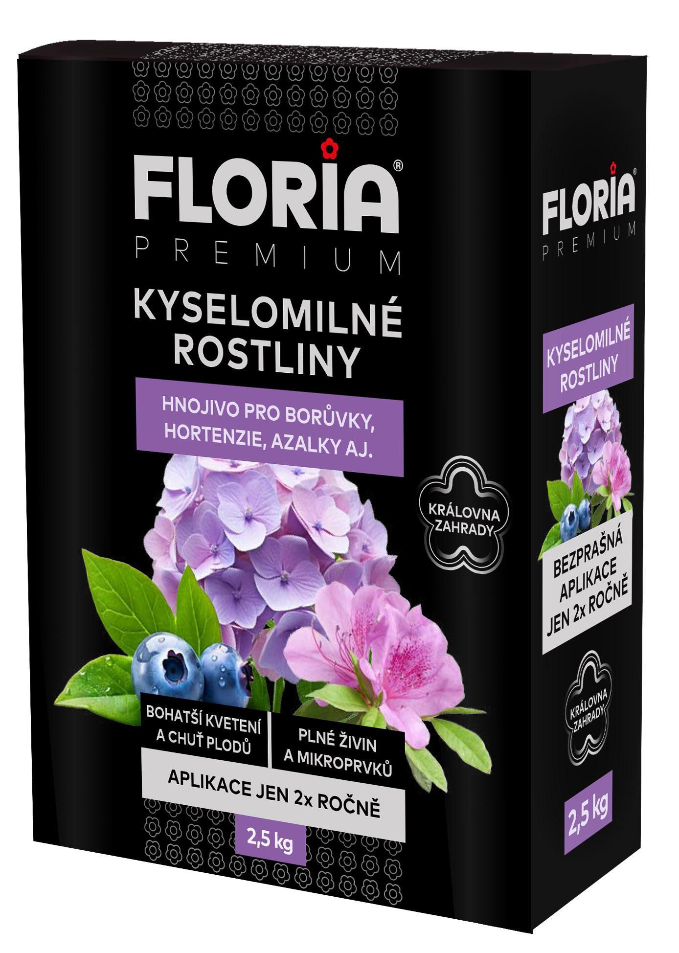 Domácnost a Zahrada - FLORIA Hnojivo pro kyselomilné rostliny  2,5 kg