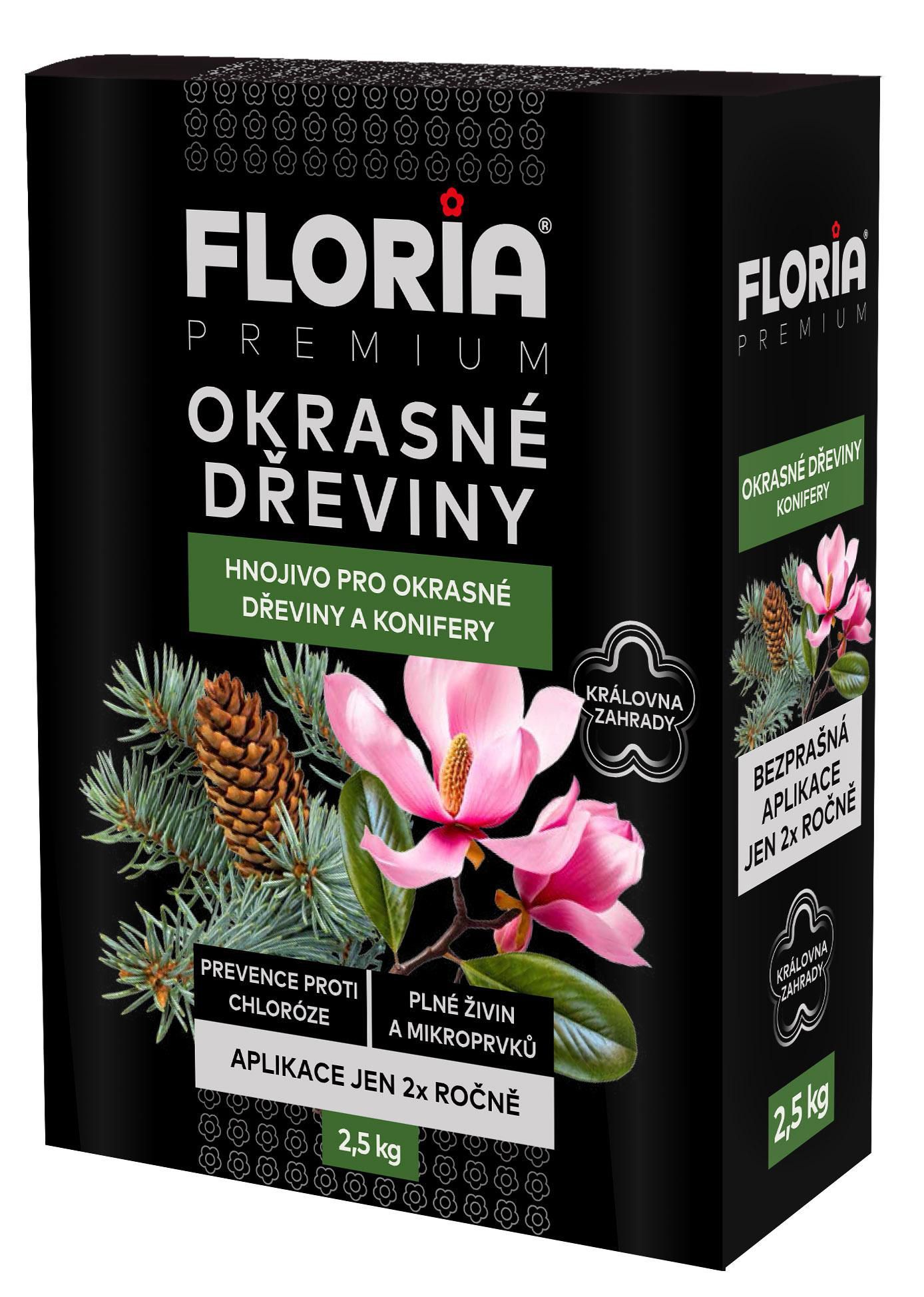 Domácnost a Zahrada - FLORIA Hnojivo pro okrasné dřeviny a konifery 2,5 kg