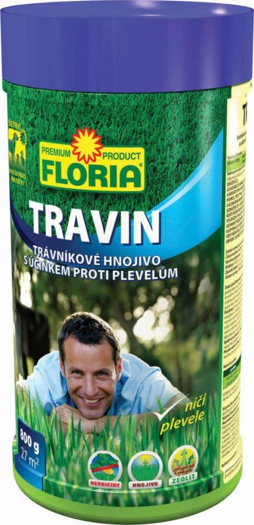 Domácnost a Zahrada - Floria Travin 800g 3v1 (hnojivo+herbicid+aktivátor půdy)
