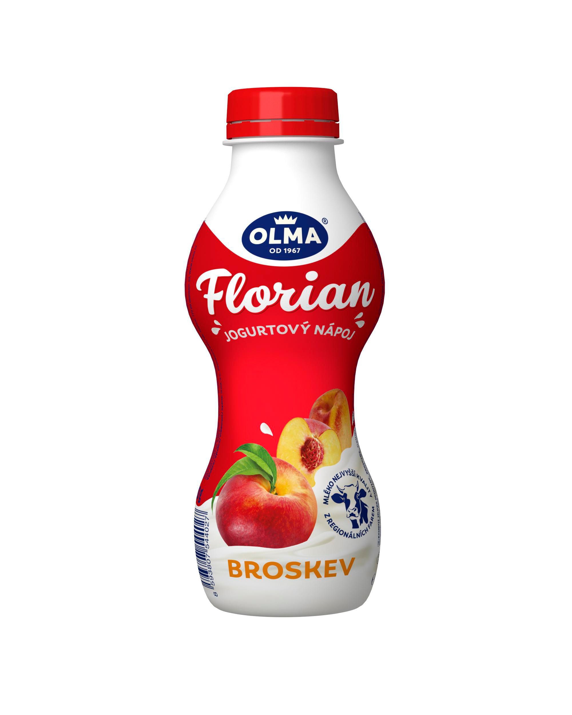 Mléčné a chlazené - Florian drink broskev 0,7% 400 g