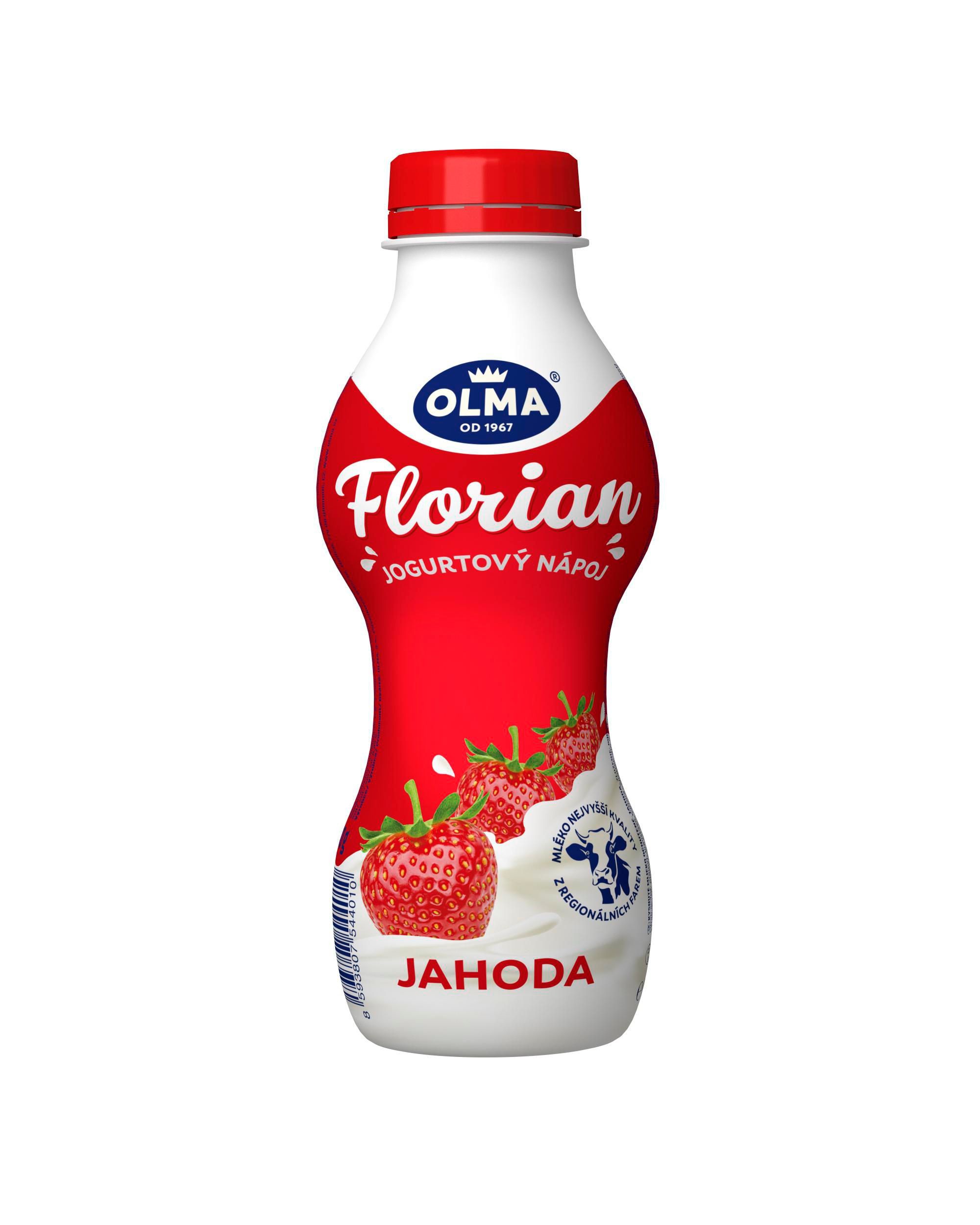 Mléčné a chlazené - Florian drink jahoda 0,7% 400 g