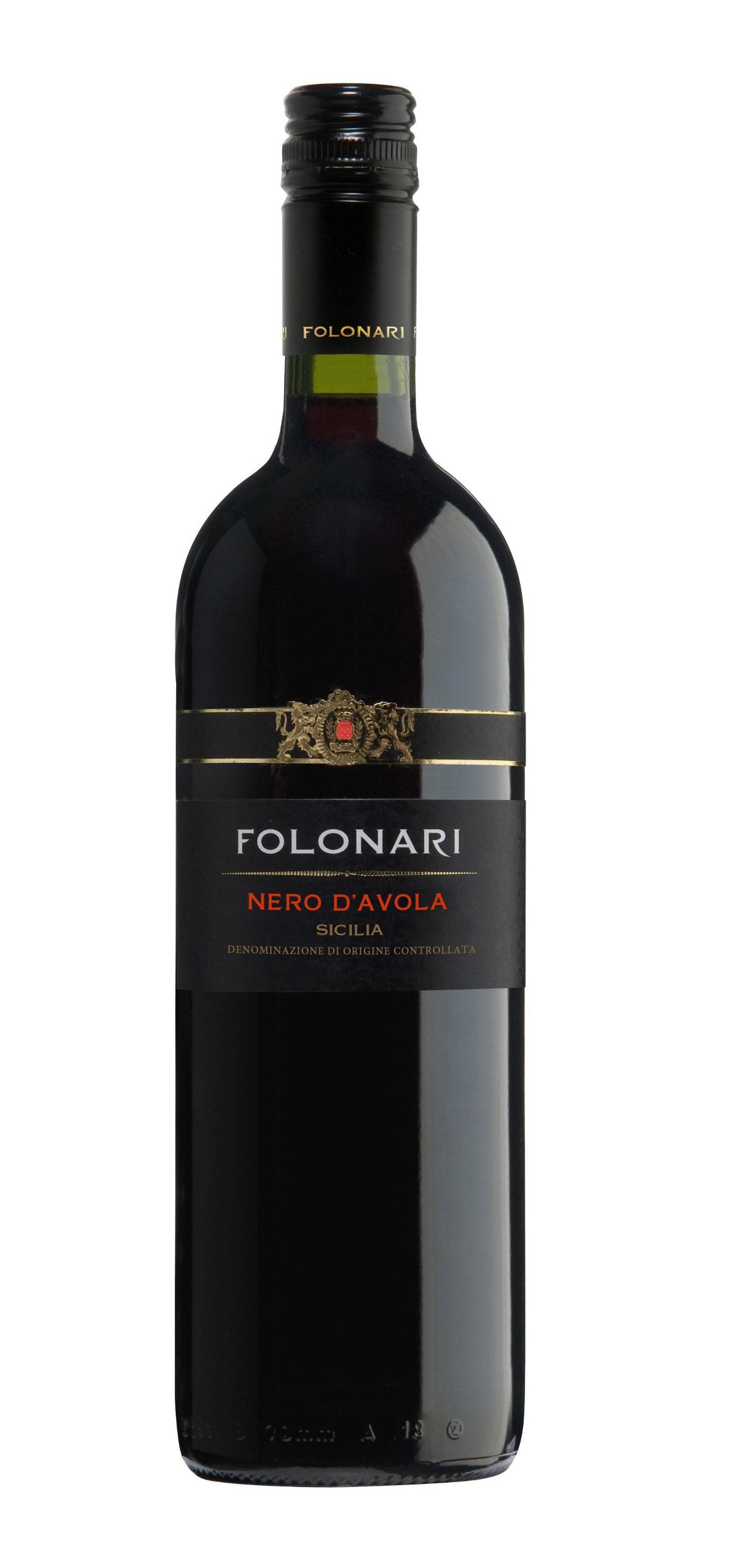 Nápoje - Folonari Nero D´Avola Sicilia červené víno suché 0,75 l