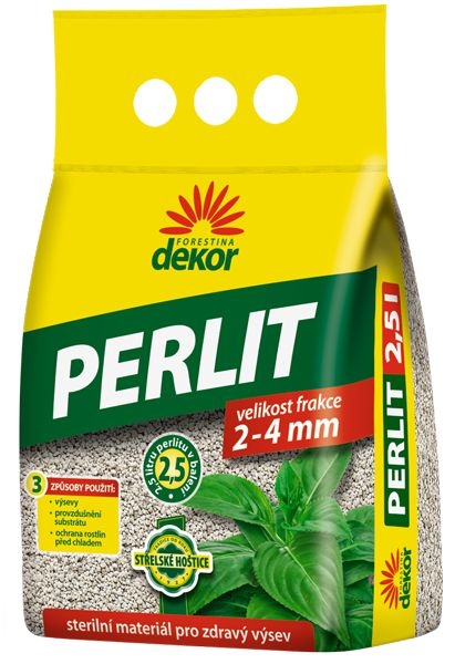 Domácnost a Zahrada - Forestina Dekor Perlit 2-4mm, 2,5 l