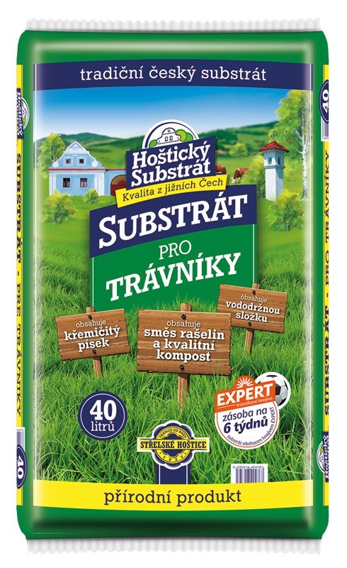 Domácnost a Zahrada - Forestina Hoštický Substrát pro trávníky 40 l