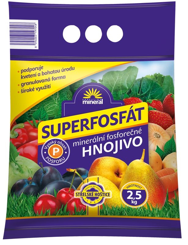 Domácnost a Zahrada - Forestina Superfosfát minerální hnojivo 2,5 kg