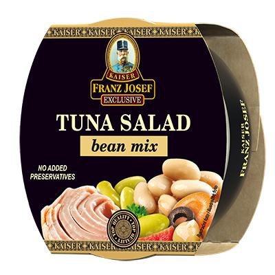 Trvanlivé potraviny - Franz Josef Kaiser Exclusive Tuňákový salát fazolový mix 160 g