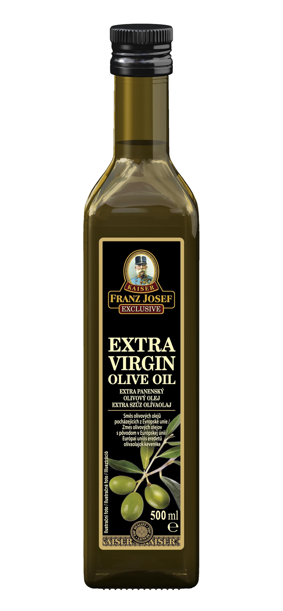 Trvanlivé potraviny - Franz Josef Kaiser  Extra panenský olivový olej 500ml