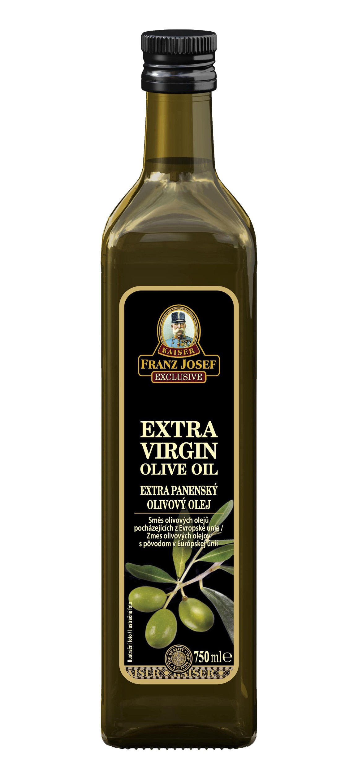 Trvanlivé potraviny - Franz Josef Kaiser Extra panenský olivový olej 750 ml
