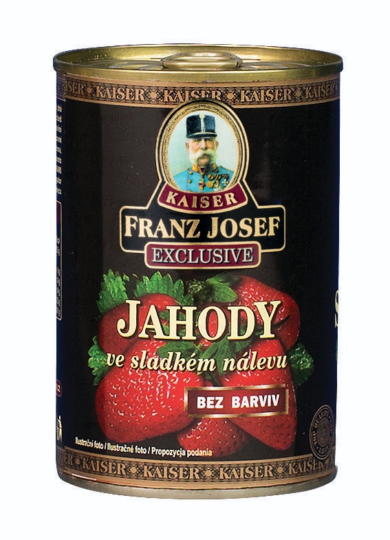 Trvanlivé potraviny - Franz Josef Kaiser Jahody ve sladkém nálevu 400g