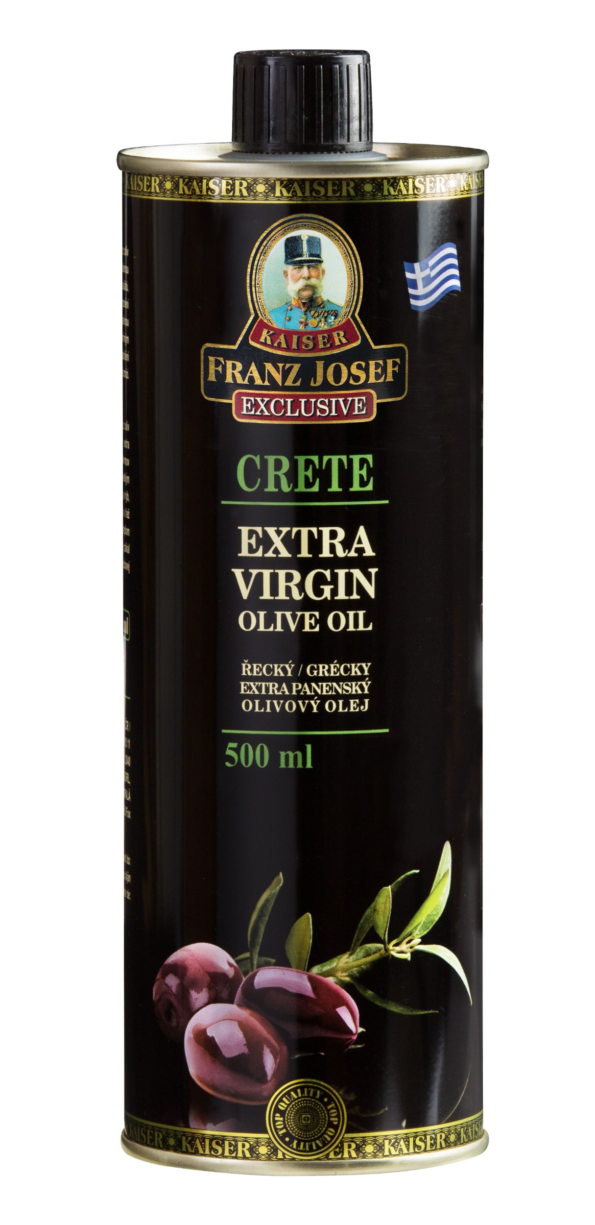 Trvanlivé potraviny - Franz Josef Kaiser Krétský extra panenský olivový olej 500 ml