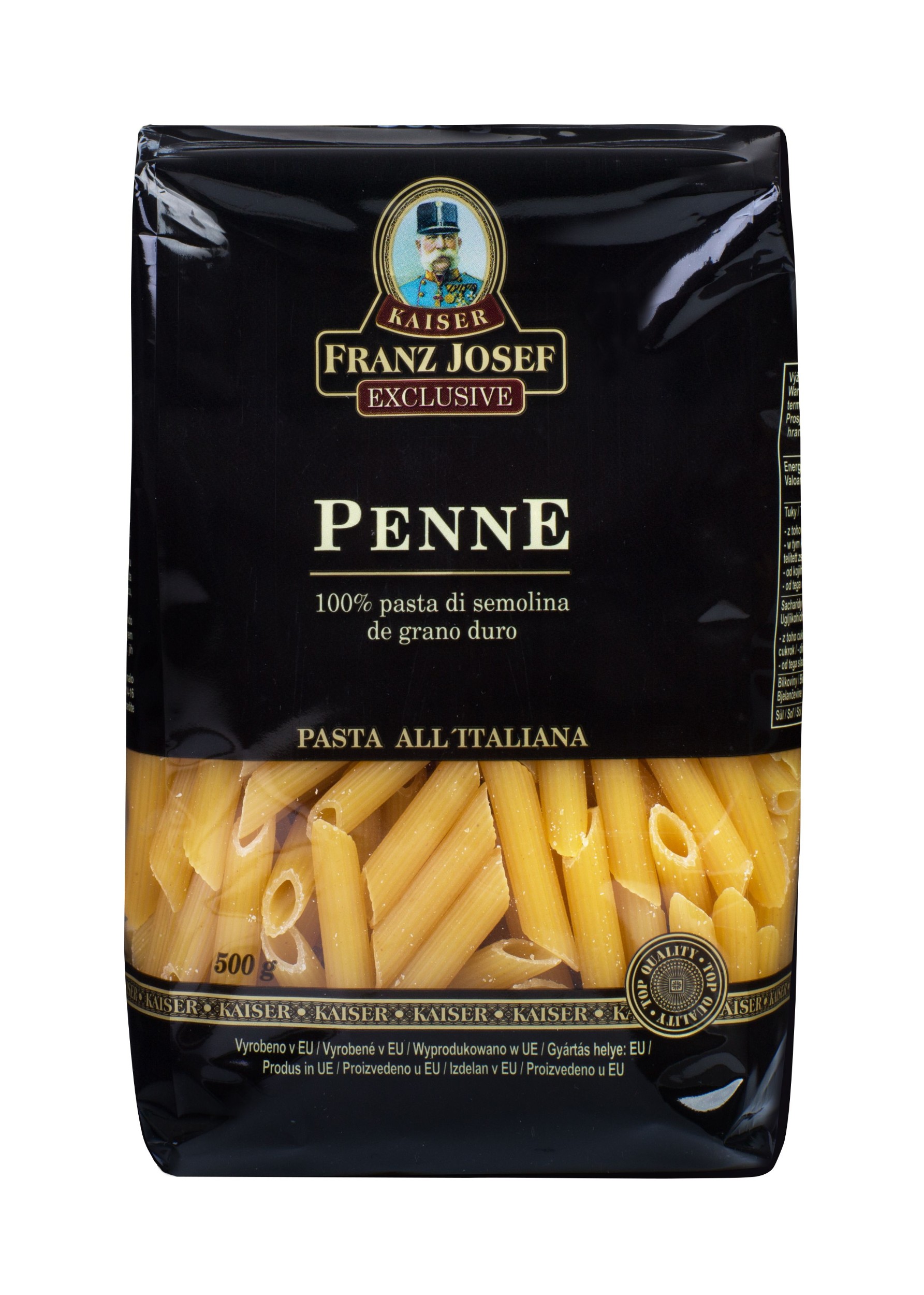 Trvanlivé potraviny - Franz Josef Kaiser Penne Těstoviny Rigate 500g