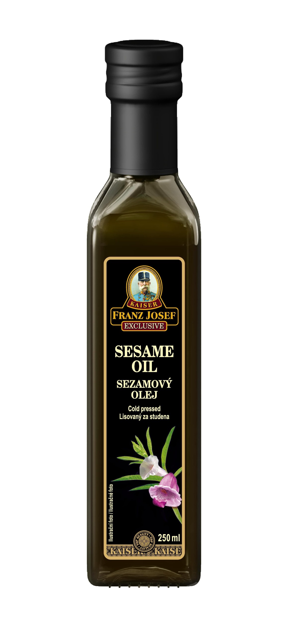 Trvanlivé potraviny - Franz Josef Kaiser Sezamový olej lisovaný za studena 250ml