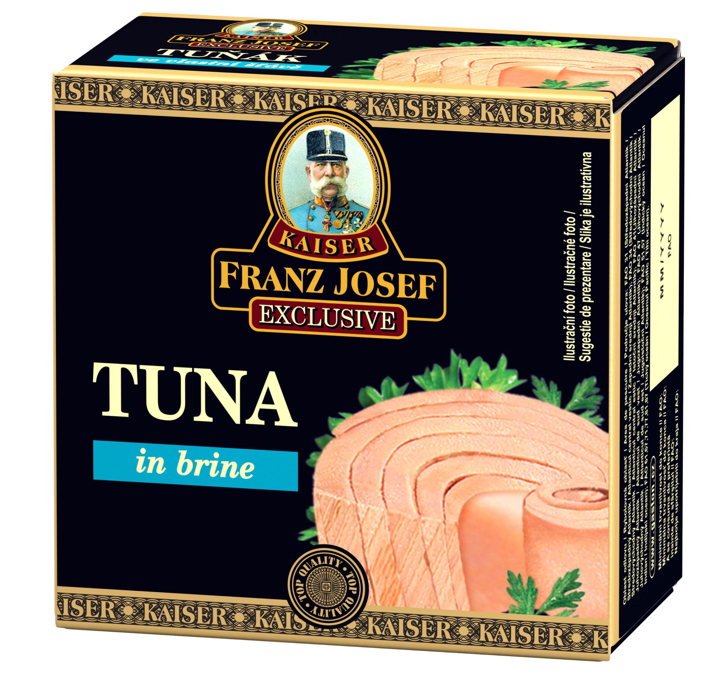 Trvanlivé potraviny - Franz Josef Kaiser Tuňák celý ve vlastní šťávě 80g