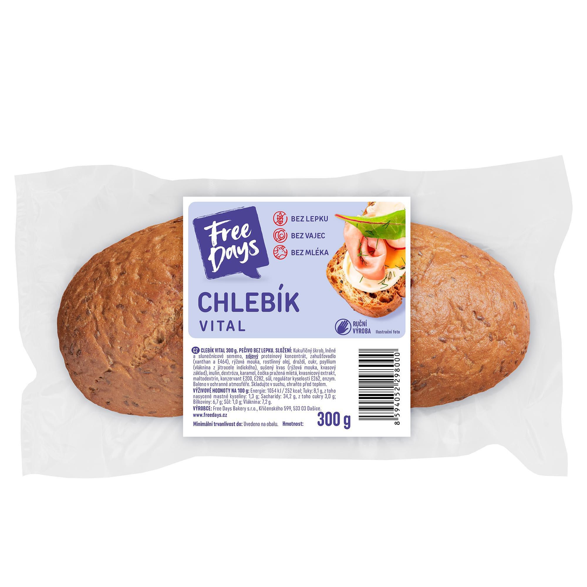 Zdravý svět - Free Days Chlebík vital bez lepku 300 g