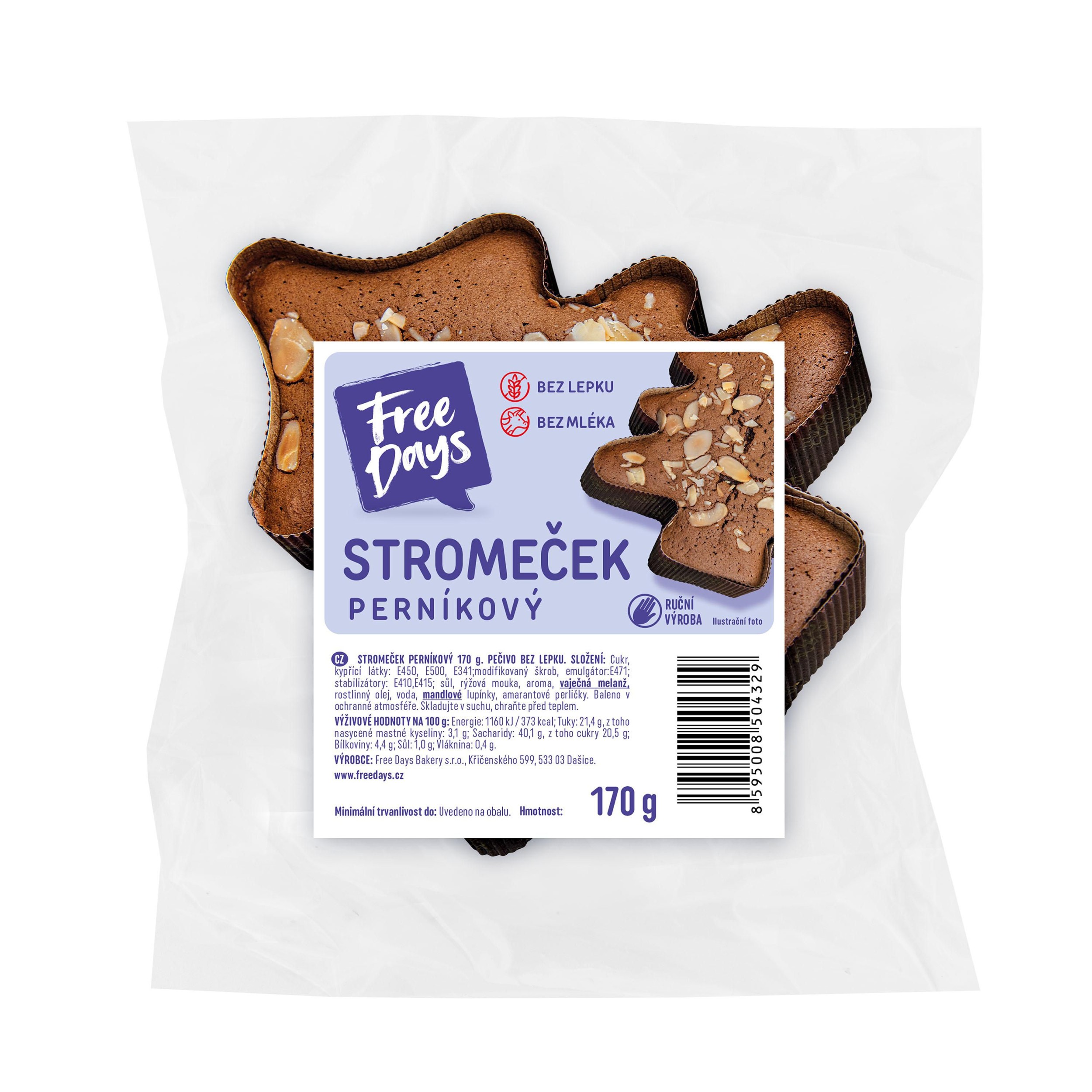 Pekárna a cukrárna - Free Days Stromeček perníkový 170g