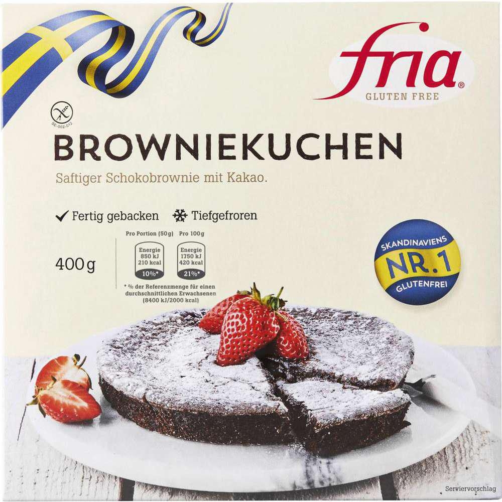 Mražené potraviny - Fria Brownie bezlepkový dort mražený 400g