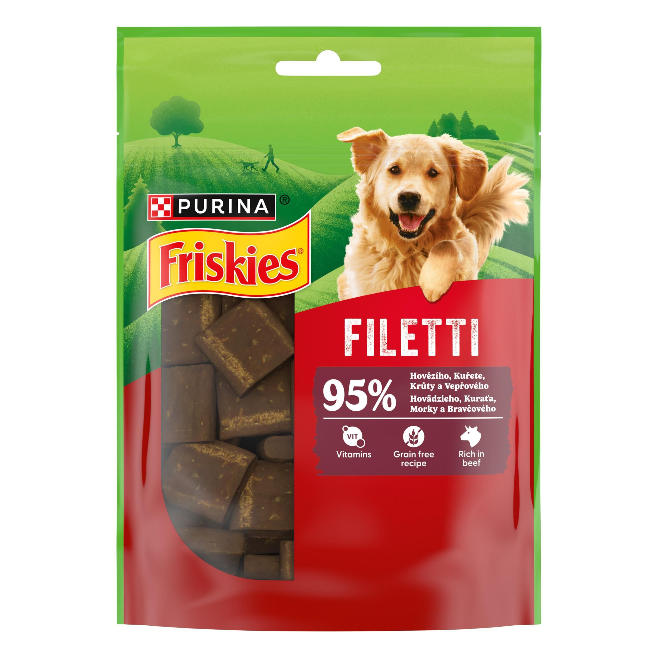 Svět zvířat - Friskies Filetti 95% hovězího, kuřete a vepřového 70 g