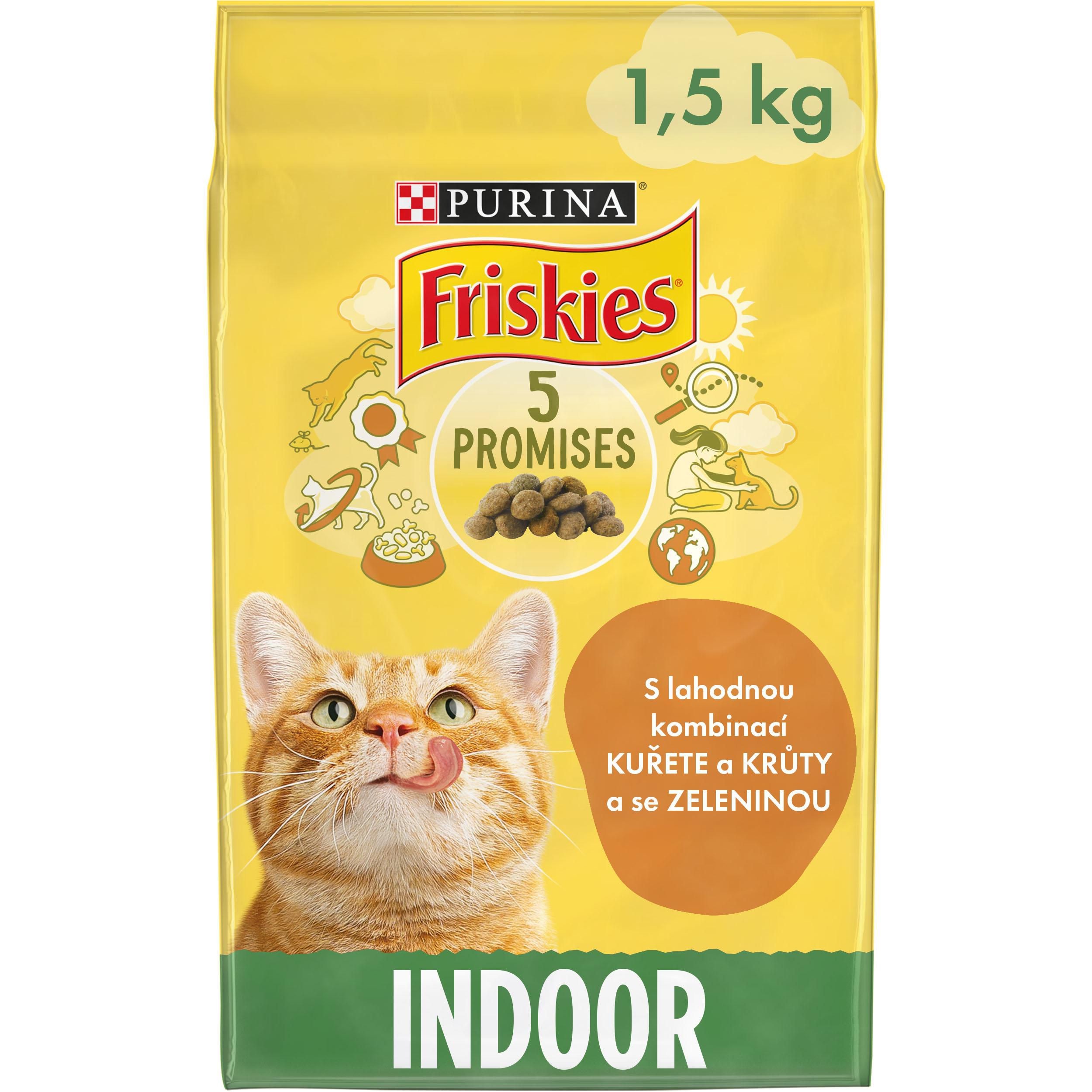 Svět zvířat - Friskies For indoor Cats 1,5 kg