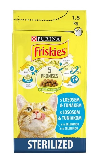 Svět zvířat - Friskies For sterile Cats 1,5 kg