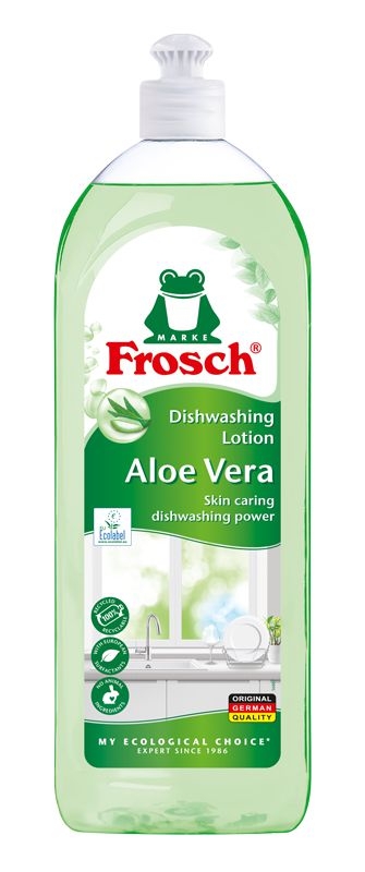 Drogerie a kosmetika - Frosch Ecological Aloe Vera Lotion pro mytí nádobí 750 ml