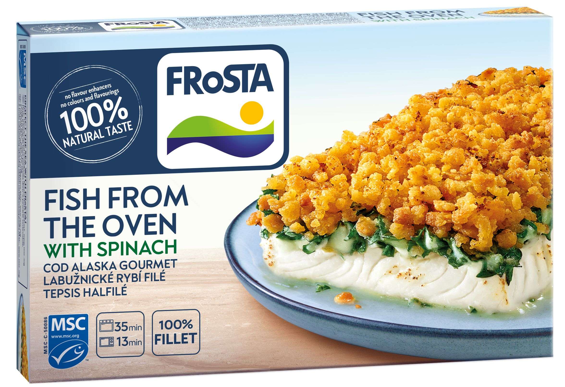 Mražené potraviny - Frosta Labužnické filé se špenátem 360 g