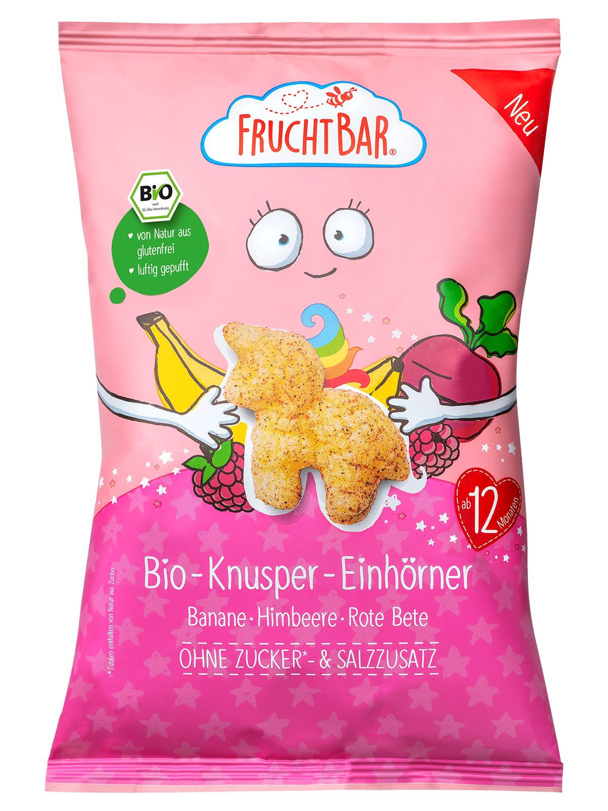 Zdravý svět - Fruchtbar BIO Křupky kukuřičné Jednorožec 30g