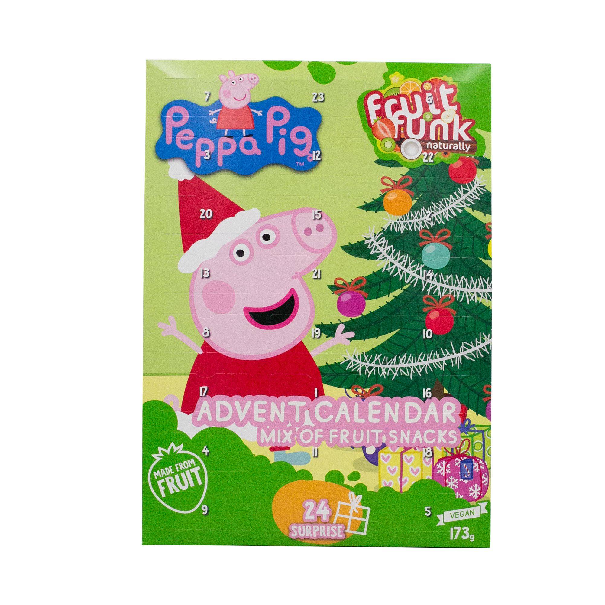 Trvanlivé potraviny - Fruitfunk Adventní kalendář Prasátko Pepa 173g