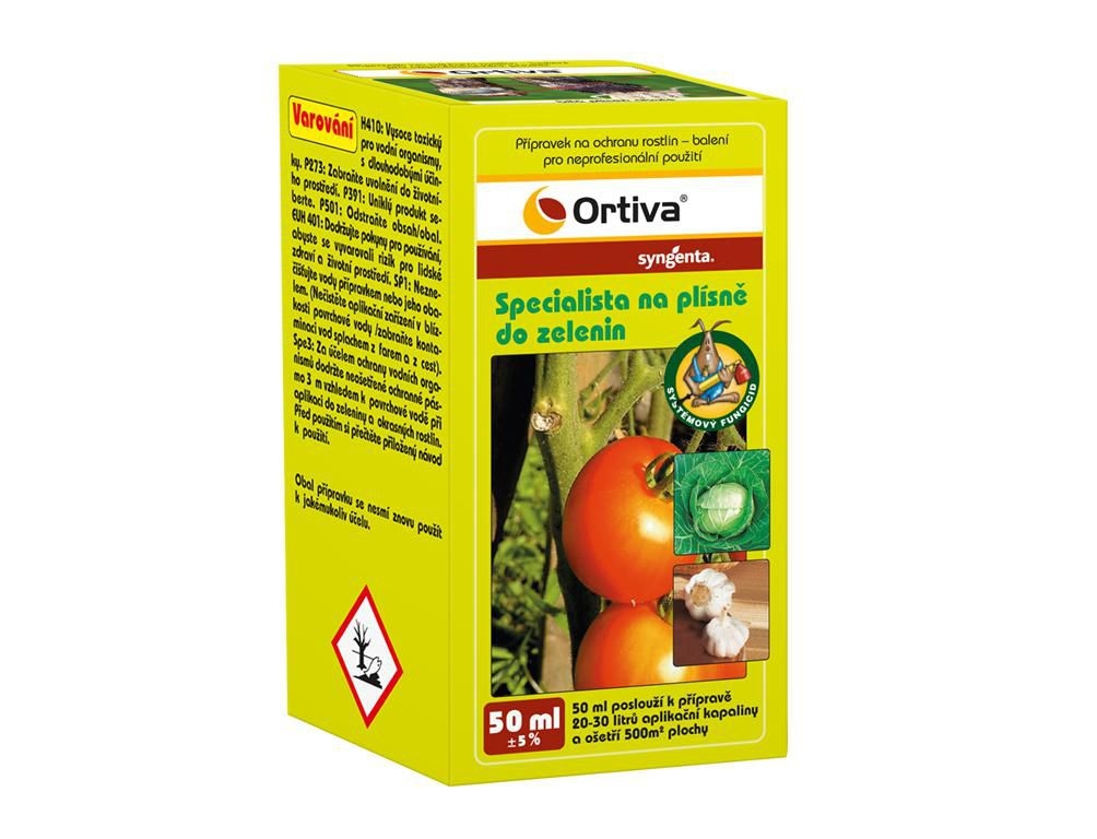 Domácnost a Zahrada - Fungicid Ortiva Specialista na plísně do zelenin 50ml