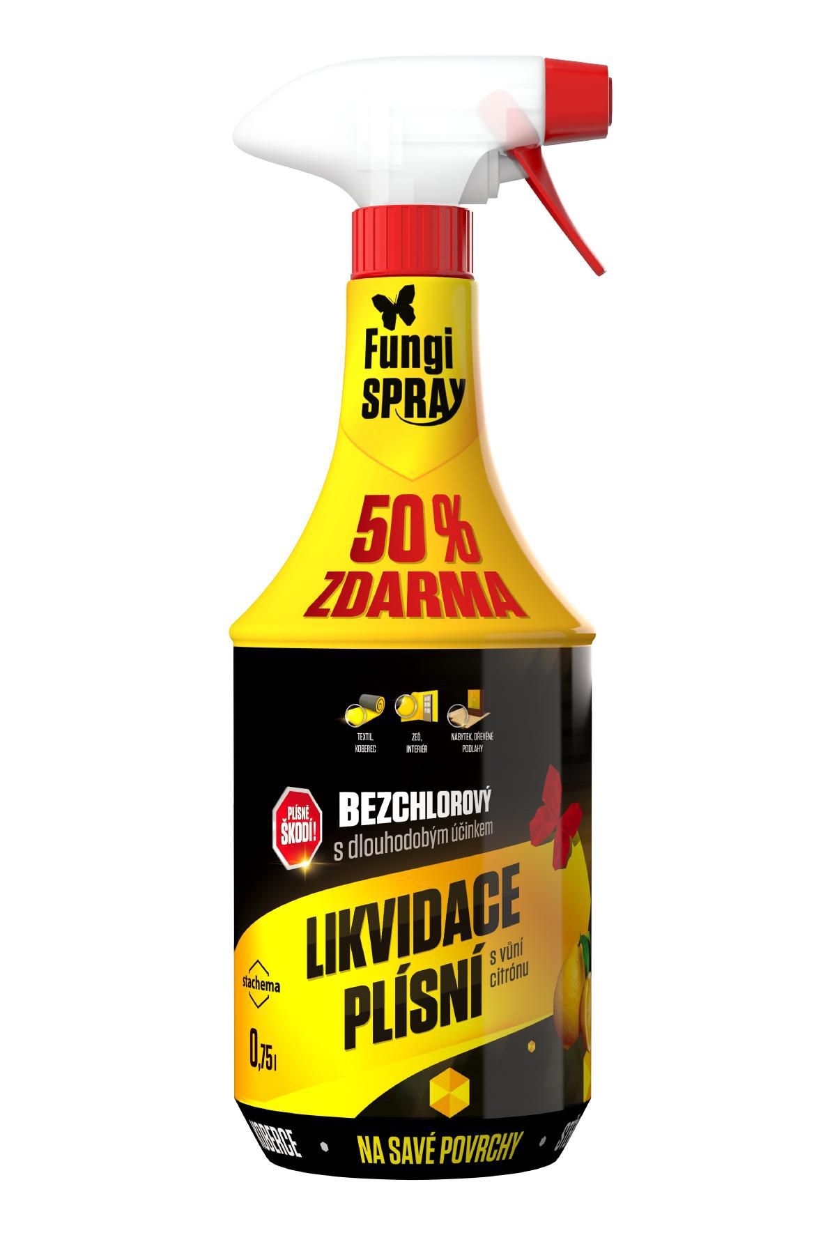 Domácnost a Zahrada - Fungispray Bezchlorový s vůní citrus 0,75l