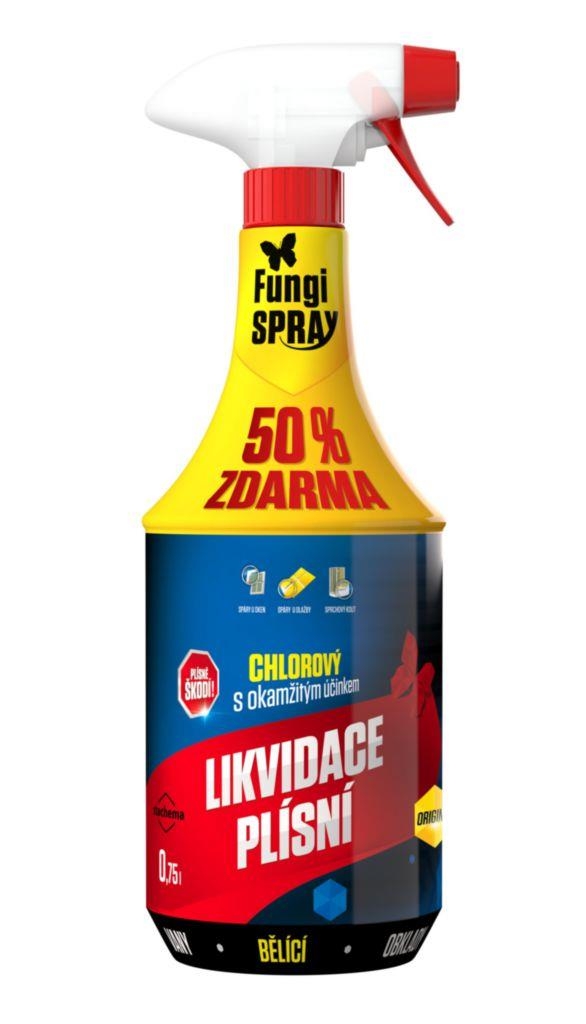 Domácnost a Zahrada - Fungispray Chlorový original, likvidace plísní 0,75l