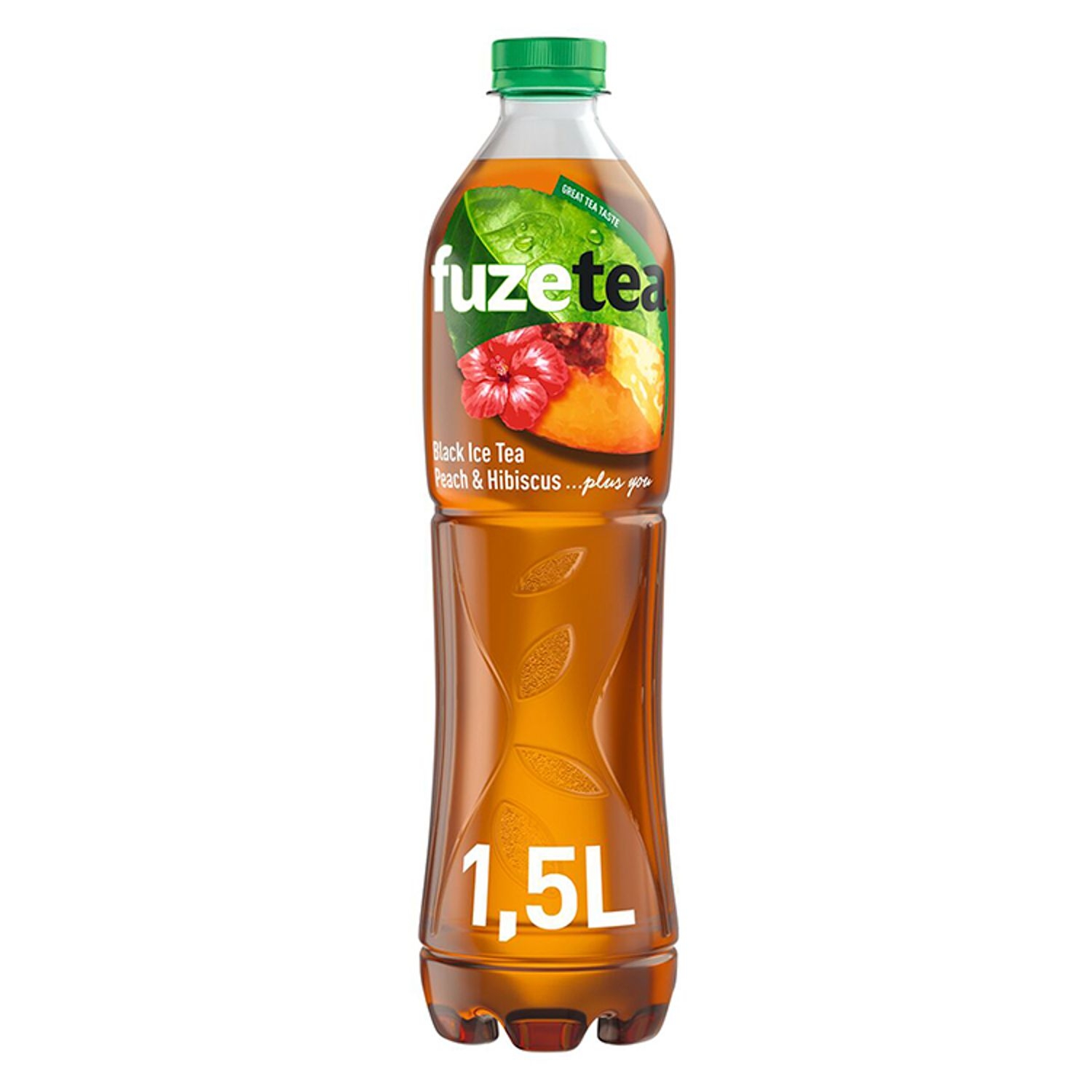 Fuzetea Black Ice Tea Peach Hibiscus 1,5 l-0