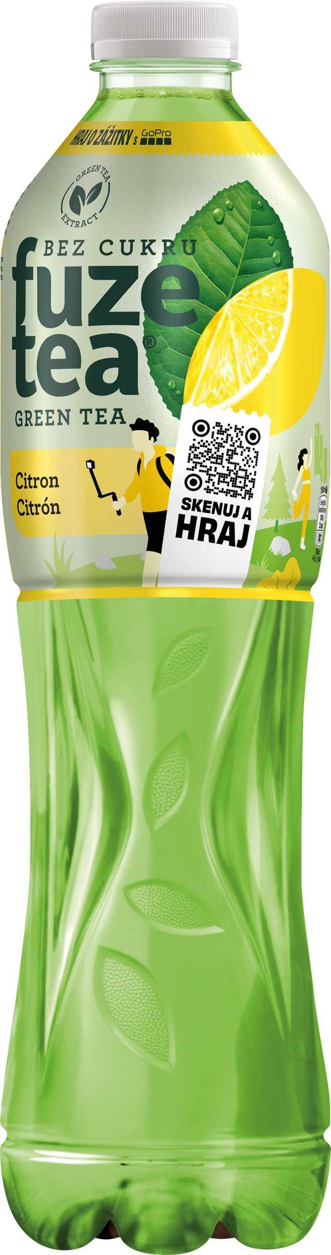 Nápoje - Fuzetea Lemon Zero Green Ice Tea 1,5 l