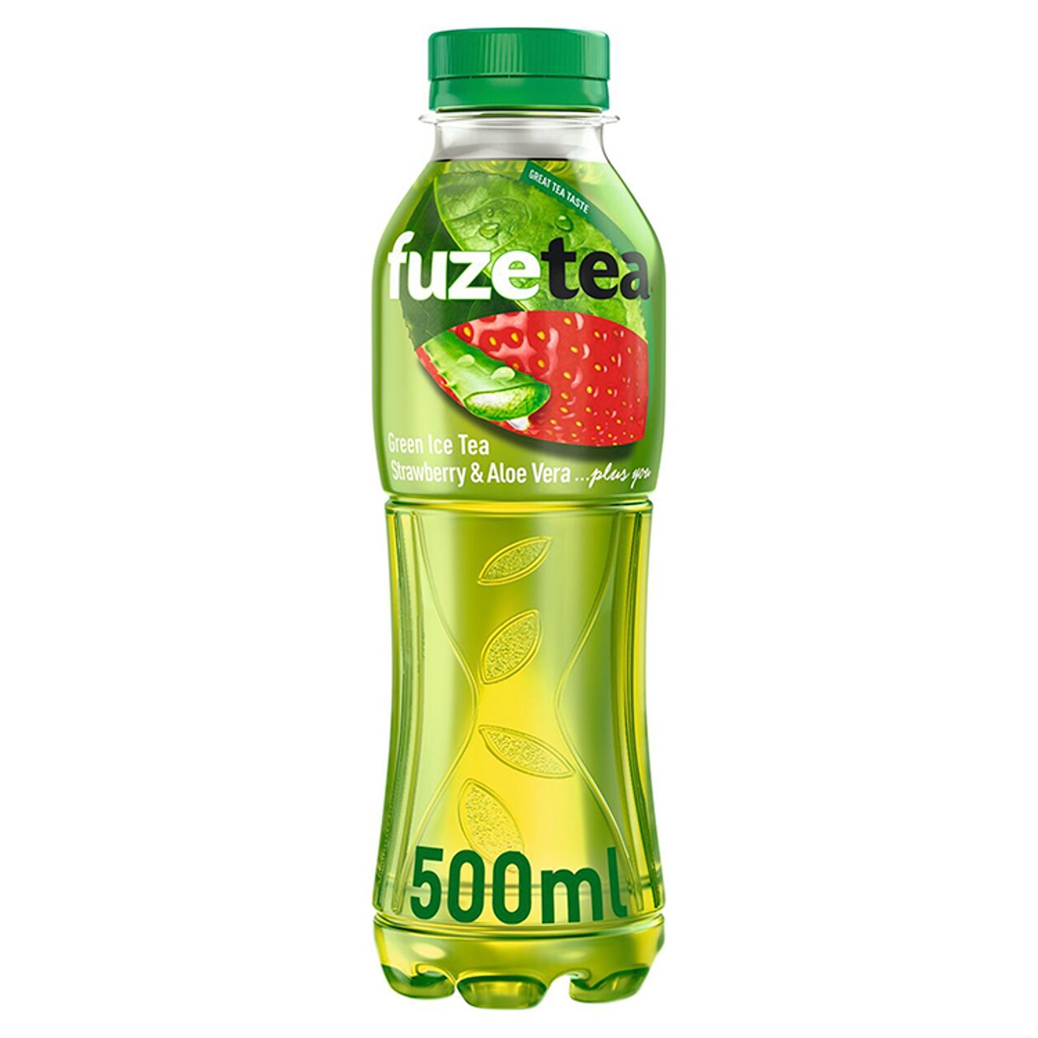 Fuzetea Strawberry Aloe Stevia Green Ice Tea 0,5 l-0