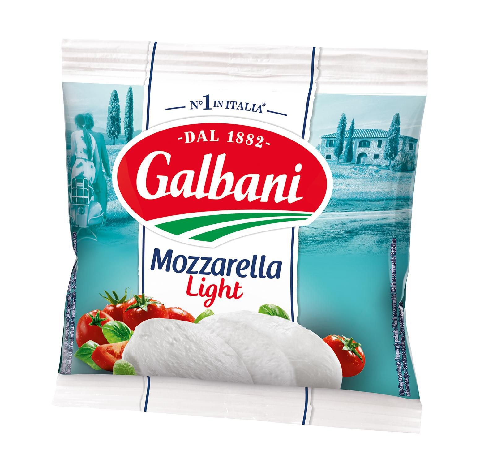 Mléčné a chlazené - Galbani Mozzarella light 125 g