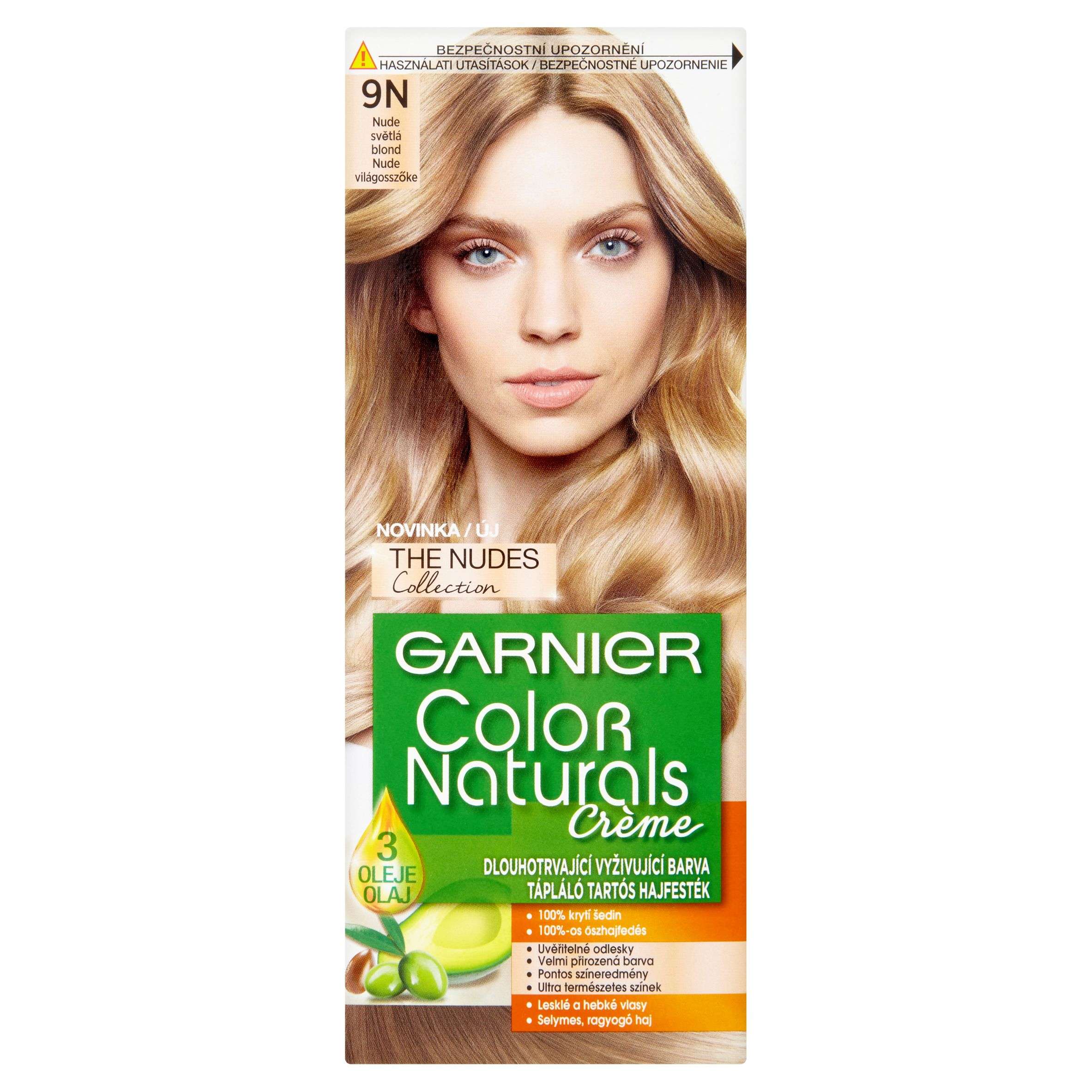 Drogerie a kosmetika - Garnier Color Naturals Crème Nude světlá blond 9N 110 ml