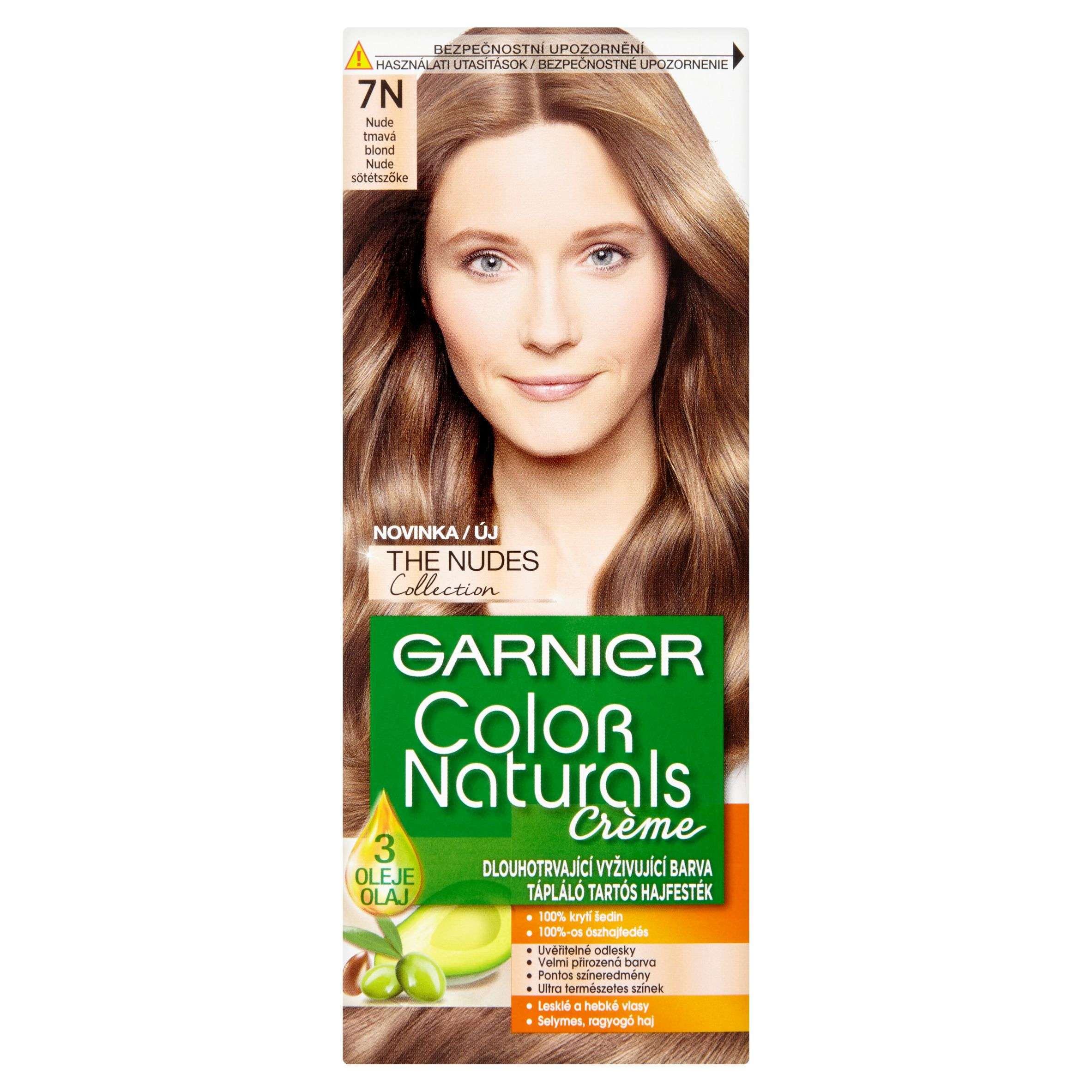 Drogerie a kosmetika - Garnier Color Naturals Crème Nude tmavá blond 7N