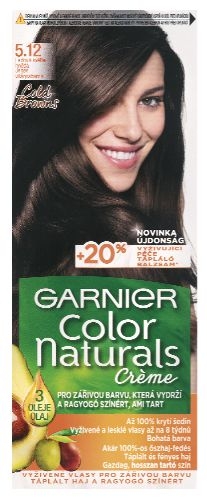 Drogerie a kosmetika - Garnier Color Naturals Ledová světle hnědá 5.12