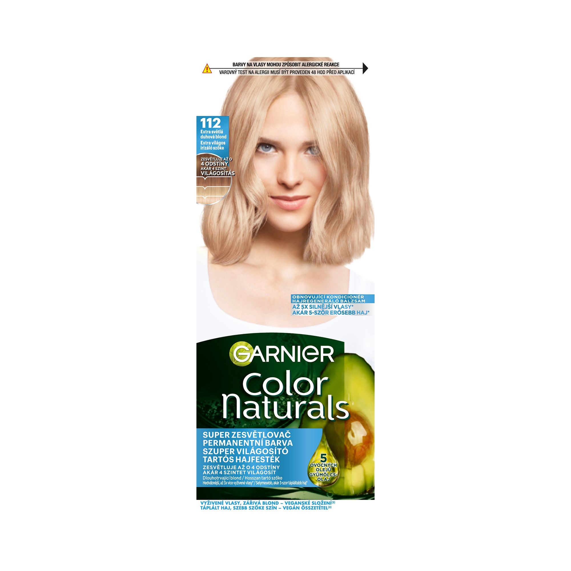 Drogerie a kosmetika - Garnier Color Naturals permanentní barva na vlasy 112