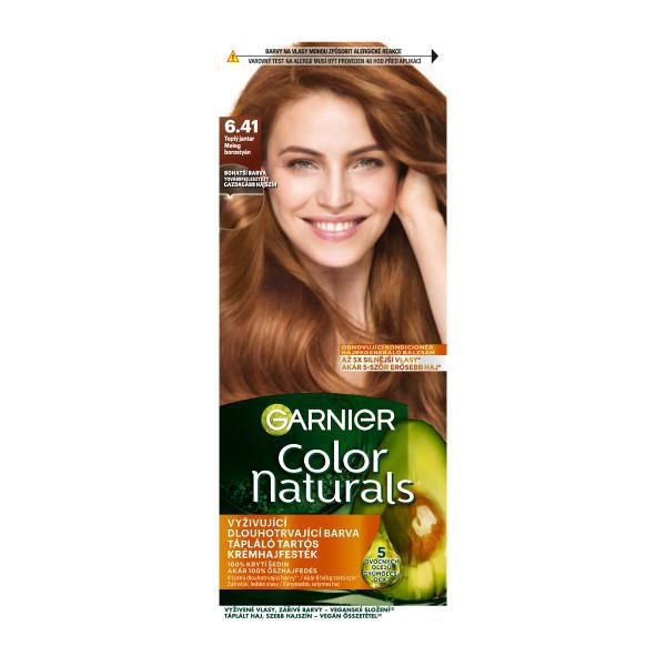 Drogerie a kosmetika - Garnier Color Naturals permanentní barva na vlasy 6.41