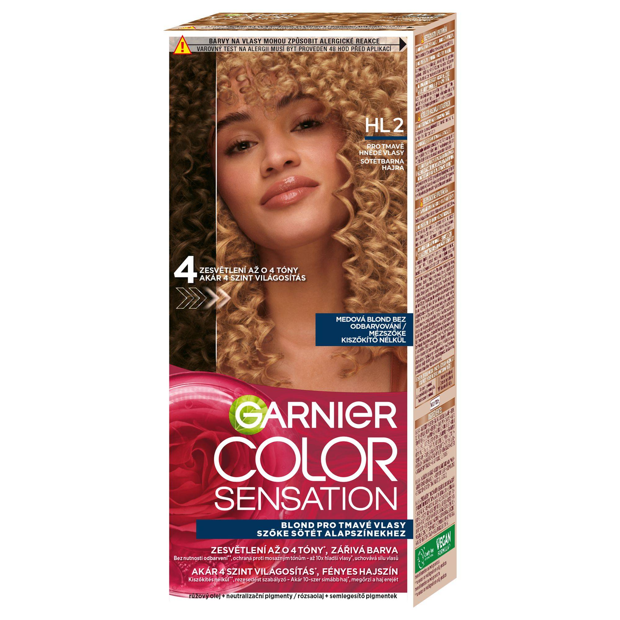 Drogerie a kosmetika - Garnier Color Sensation 7.31 Dark Brown Hair