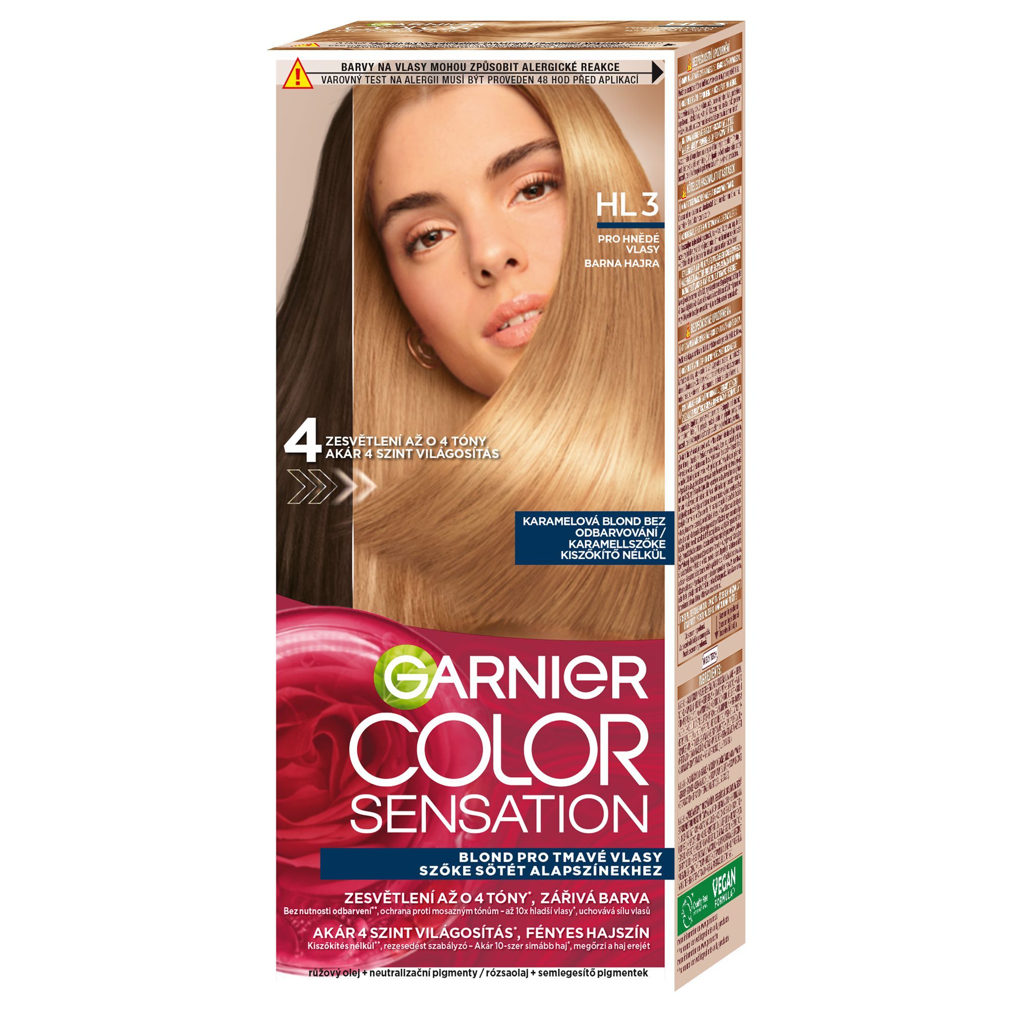 Drogerie a kosmetika - Garnier Color Sensation 8.31 Brown Hair
