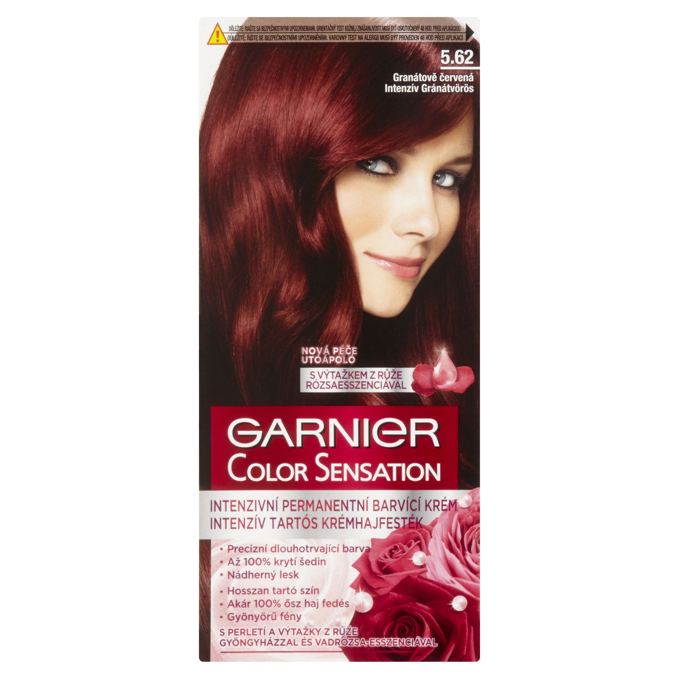 Garnier Color Sensation permanentní barva na vlasy 5.62 granátově červená-0