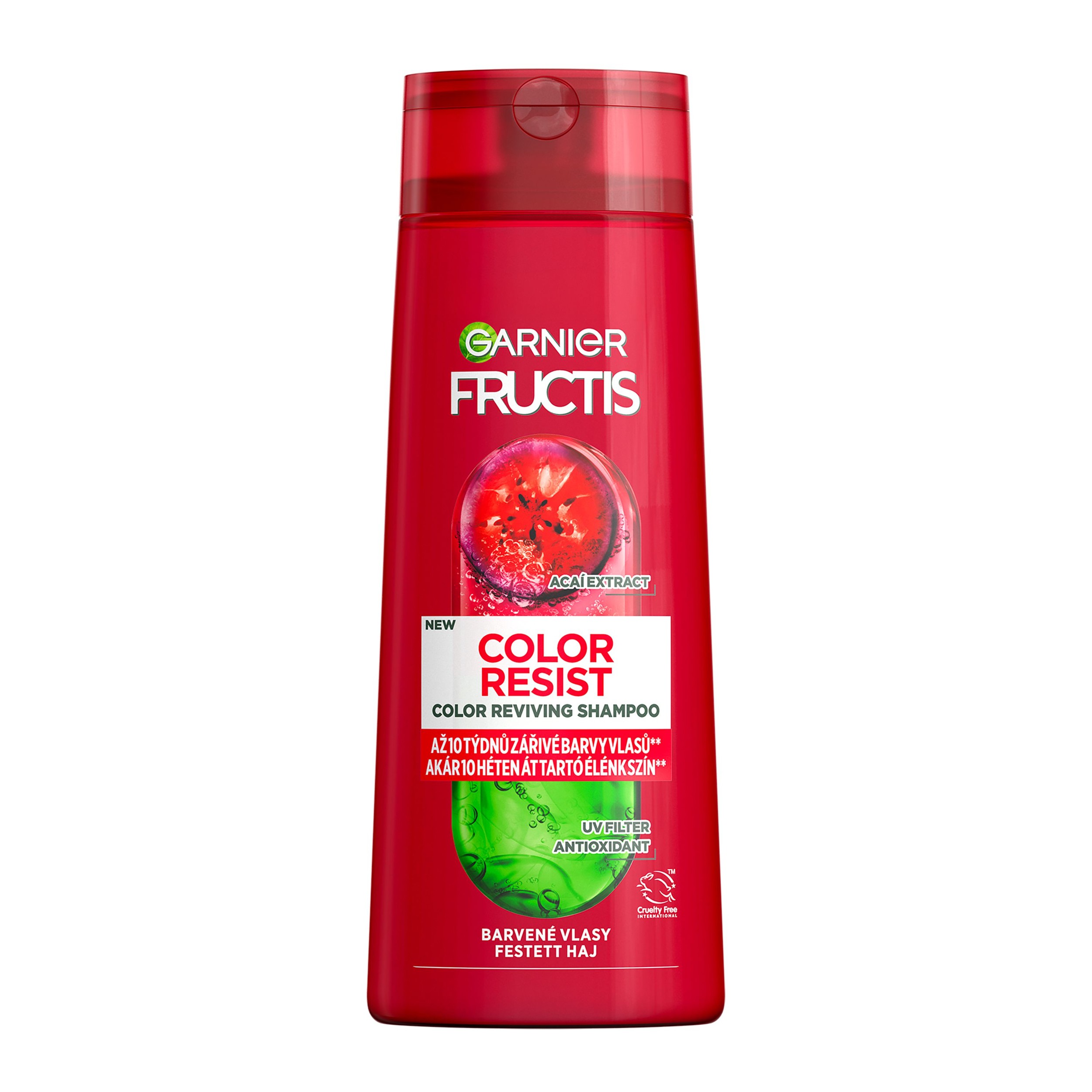 Drogerie a kosmetika - Garnier Fructis Color Resist posilující šampon 400 ml