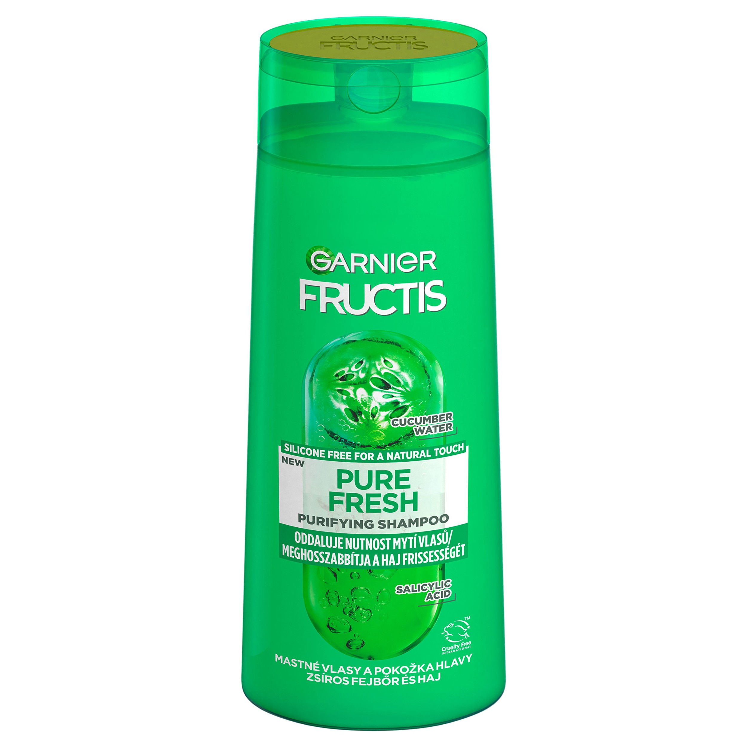 Drogerie a kosmetika - Garnier Fructis Fresh posilující šampon na normální vlasy 400 ml