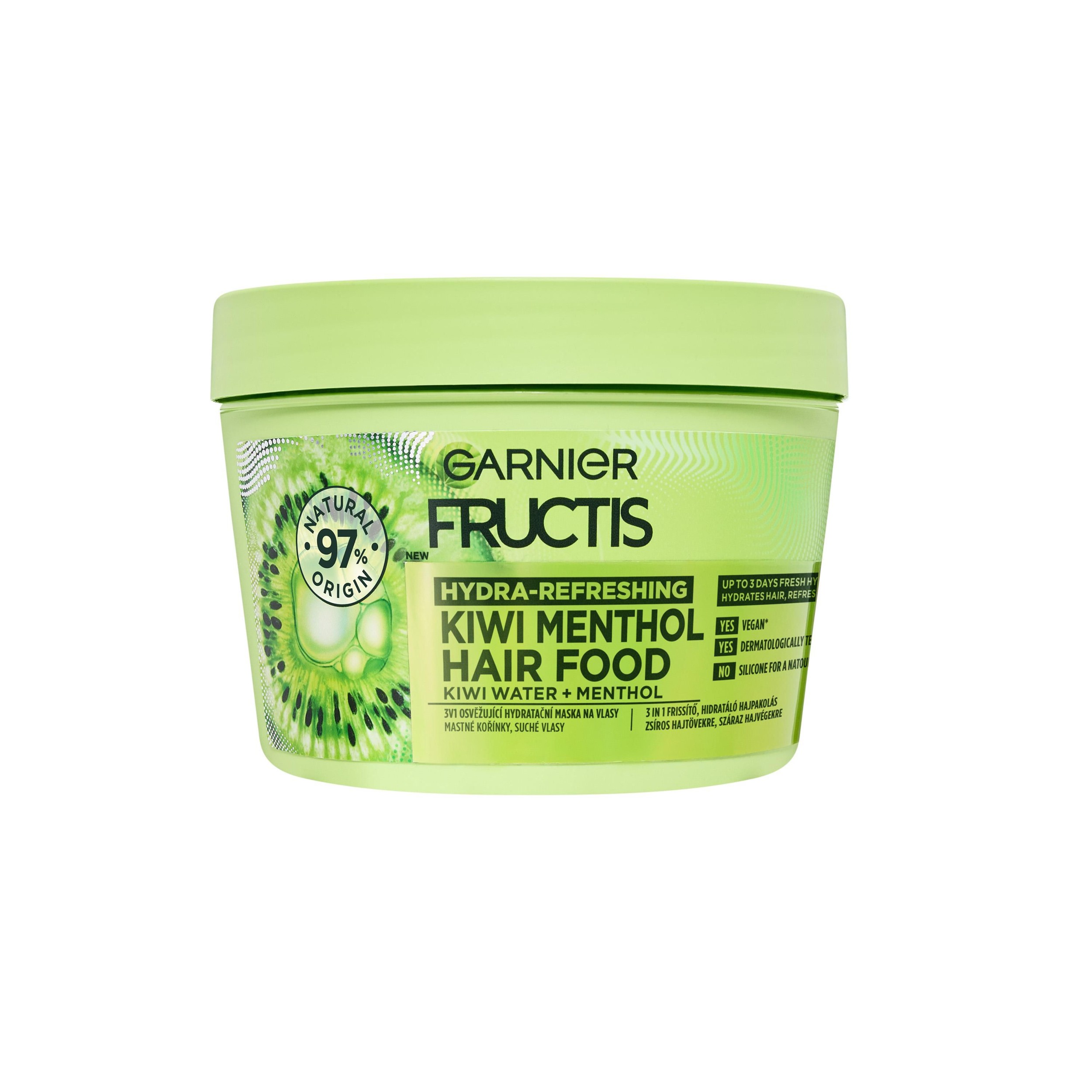Drogerie a kosmetika - Garnier Fructis HF Mask KIWI 400ml