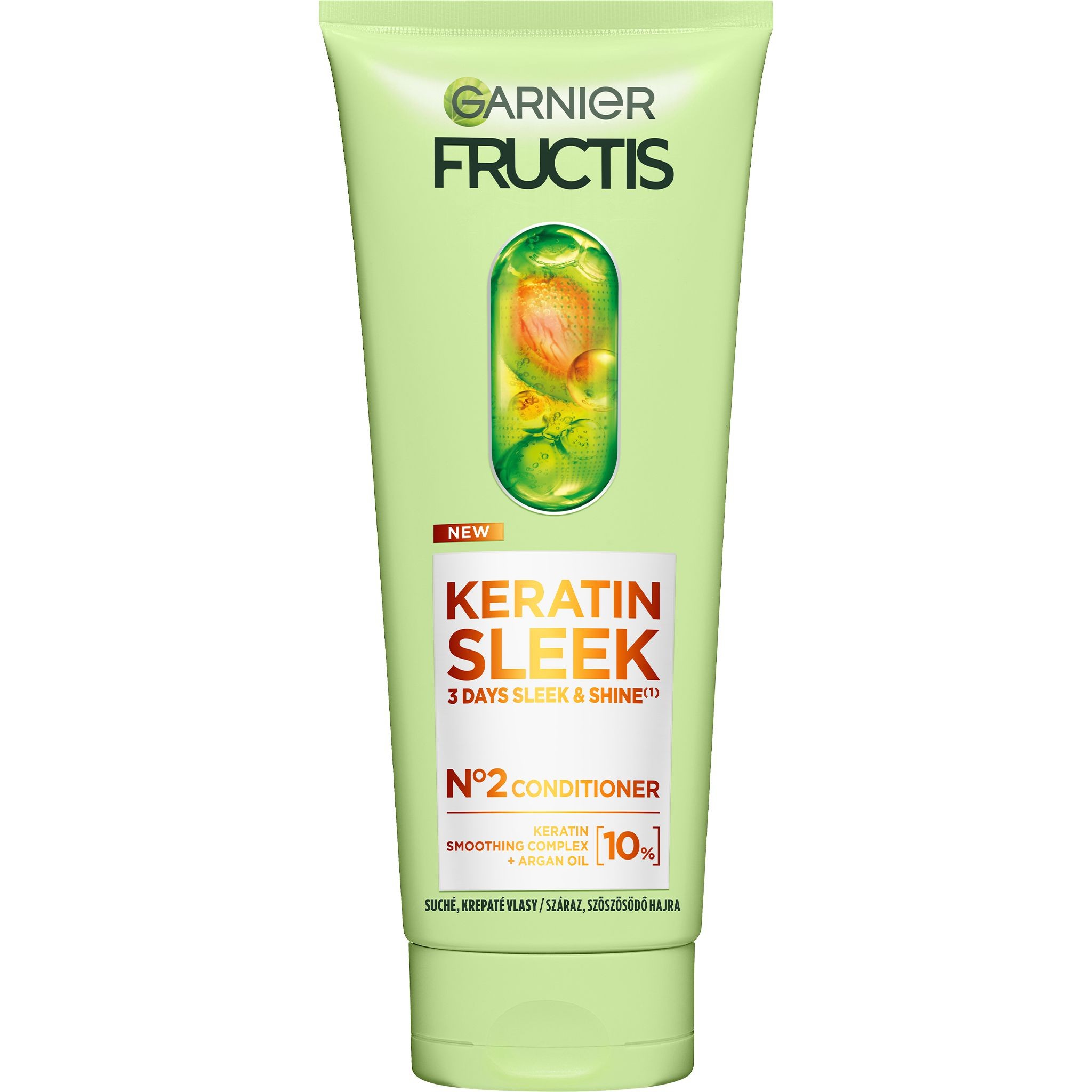 Drogerie a kosmetika - Garnier Fructis Keratin Sleek Balm 200ml