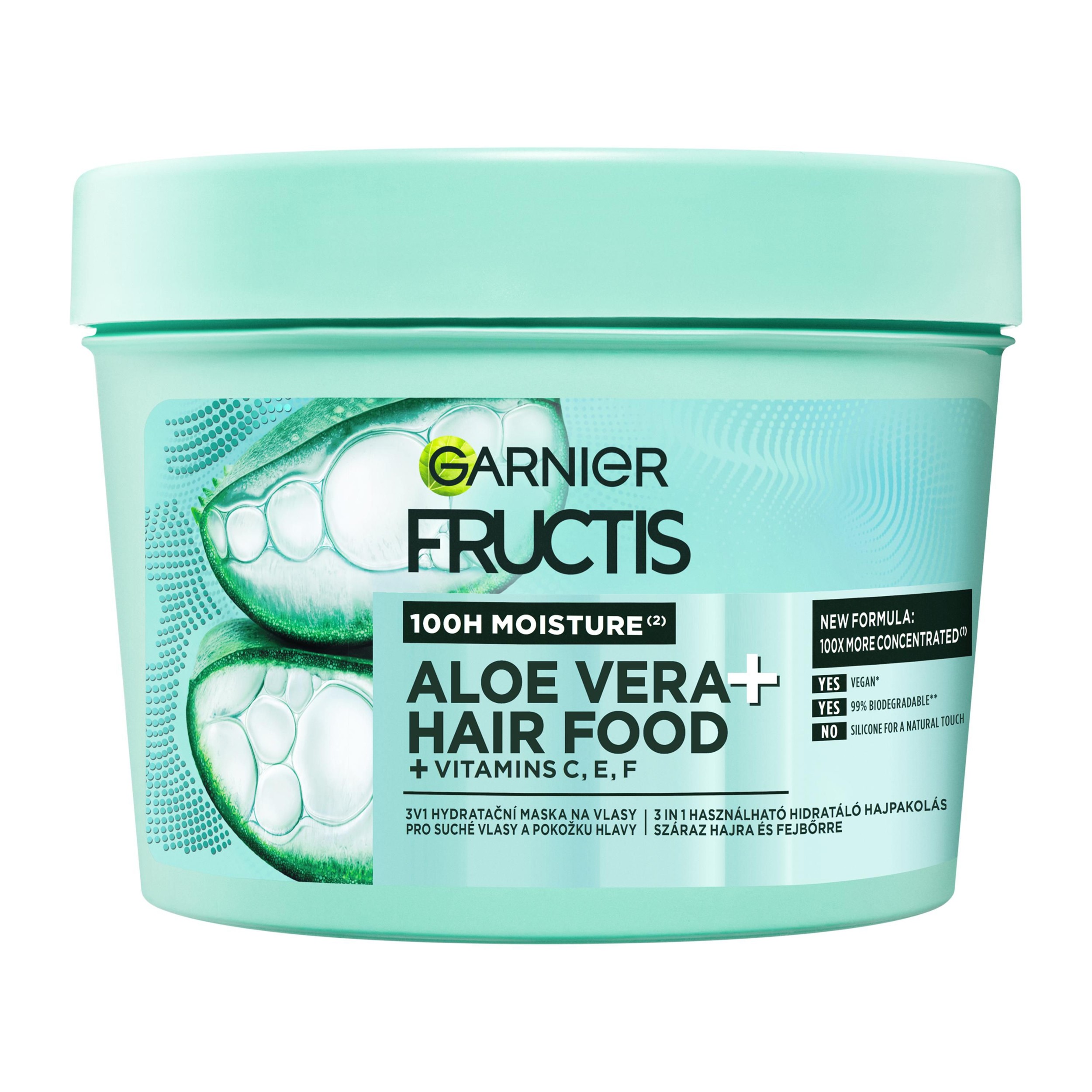 Drogerie a kosmetika - Garnier Fructis maska na vlasy Hair Food Aloe 390 ml
