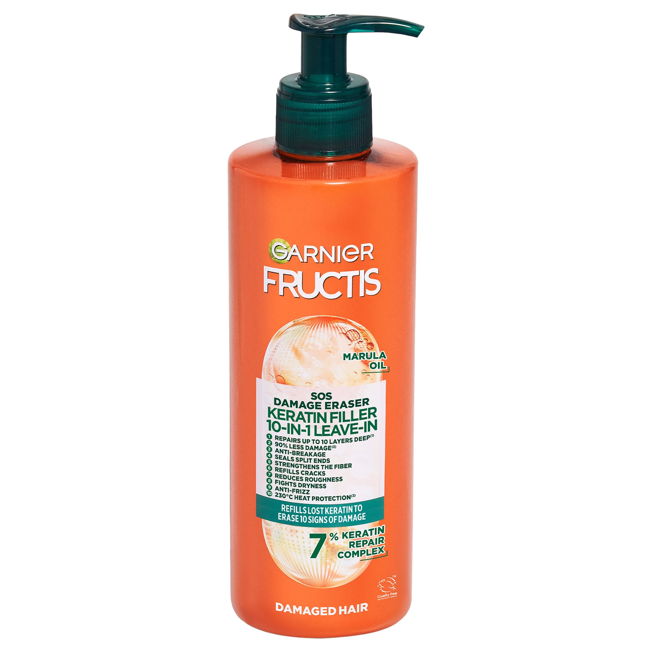 Drogerie a kosmetika - Garnier Fructis SOS Repair bezoplachová vlasová péče 10v1 400ml